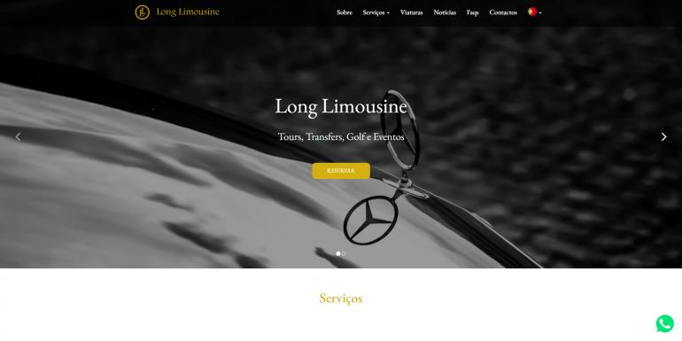 New website for Long Limousine